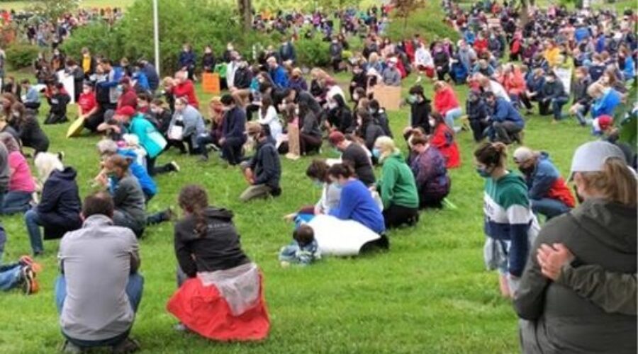 Thousands take part in Black Lives Matter march in Antigonish