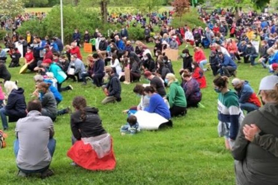Thousands take part in Black Lives Matter march in Antigonish