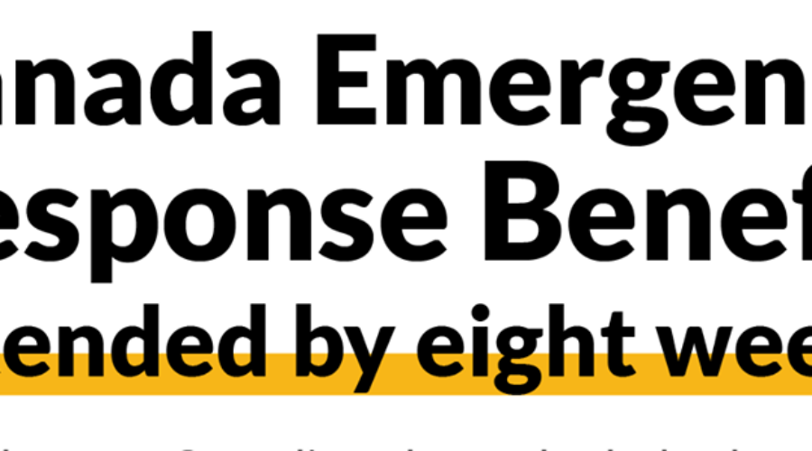 The CERB will be extended for 8 more weeks