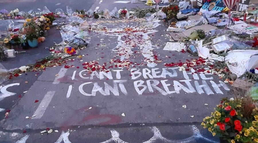 Reporter Sees His Riot Filled Street On TV