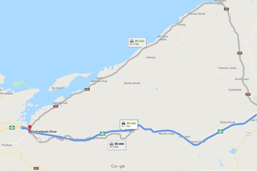 Construction begins on Hwy. 104 twinning