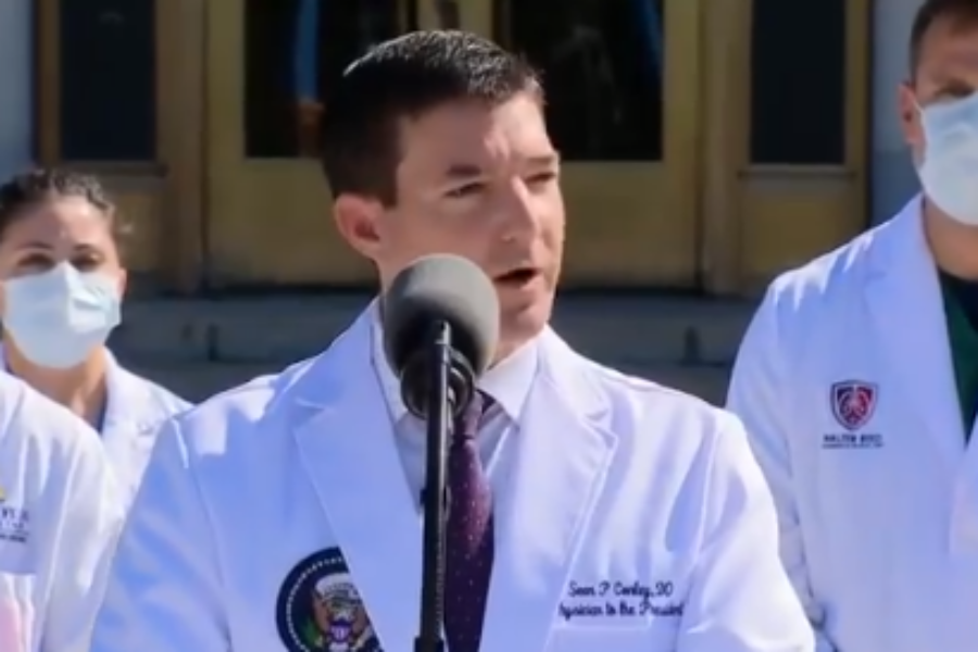 Confusion with date of Trump diagnosis