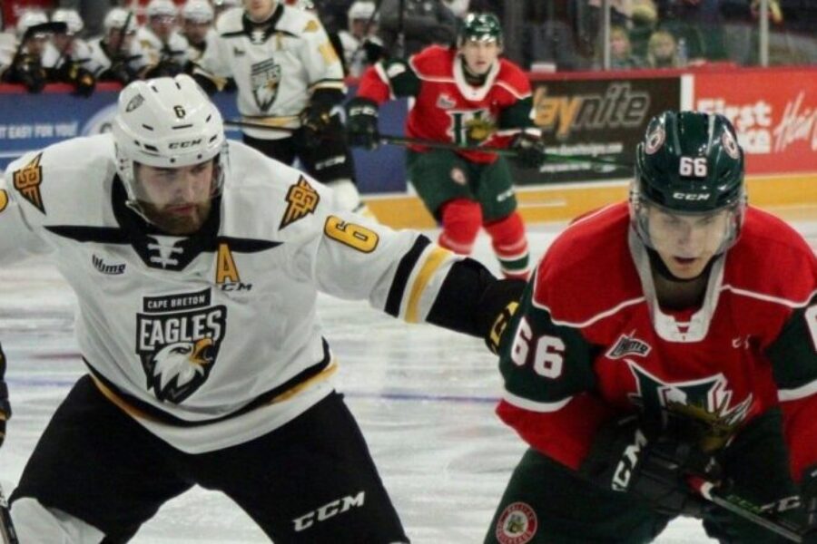 Quebec Major Junior Hockey League results (from Halifax Saturday)