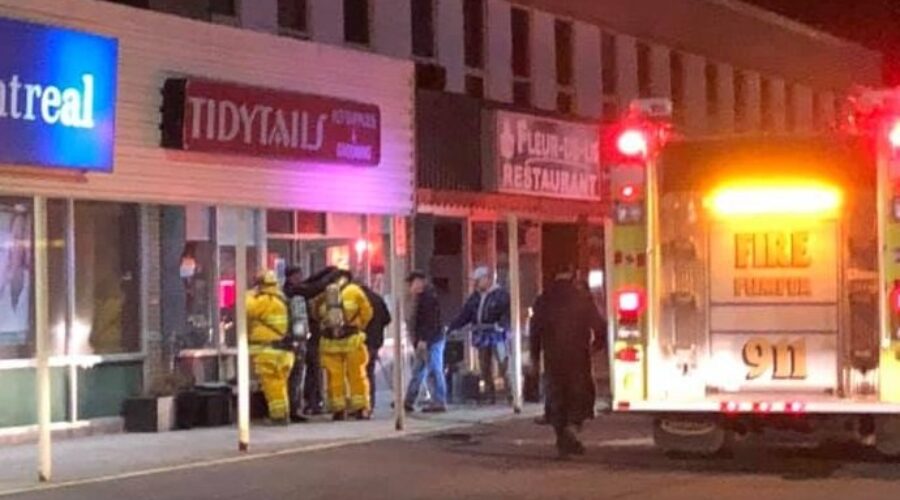 Cigarette butt causes fire at local business
