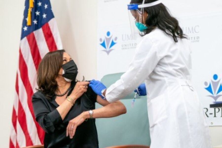 VP-Elect gets COVID-19 vaccine