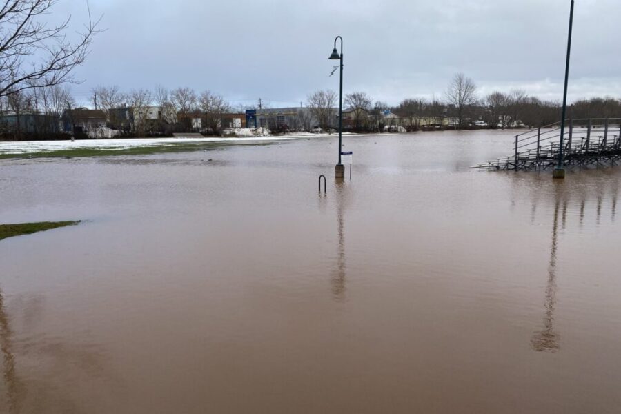 Heavy rain leads to flooding in Antigonish