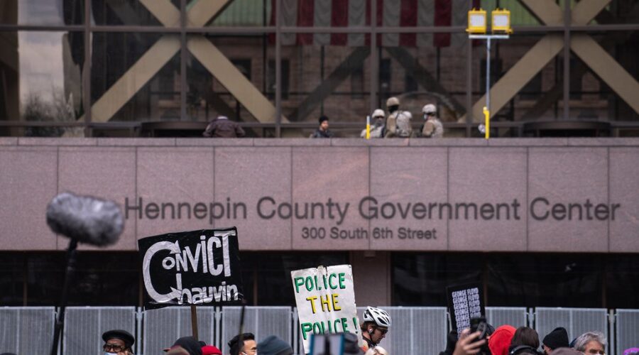 Minneapolis ‘silenced briefly’ before verdict