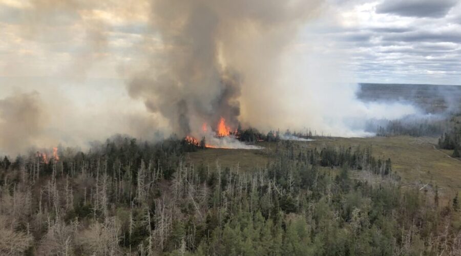 Barrington forest fires still burning