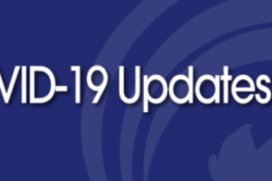 Eight new COVID-19 cases, another death