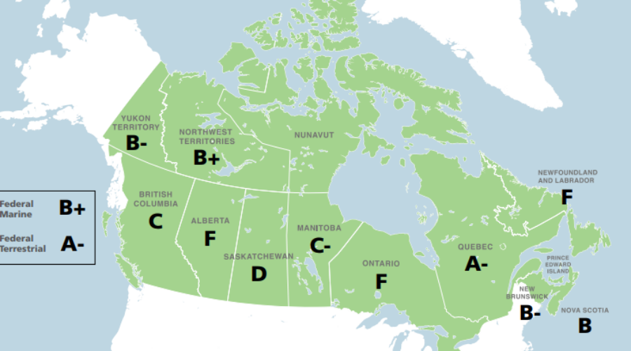 Report gives province “B” for protecting environment