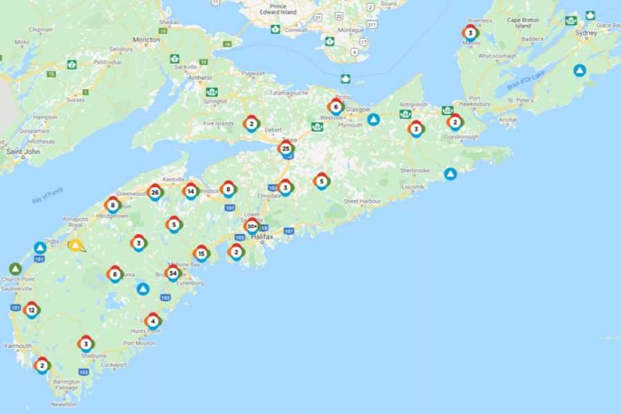Scattered outages in the wake of hurricane Elsa