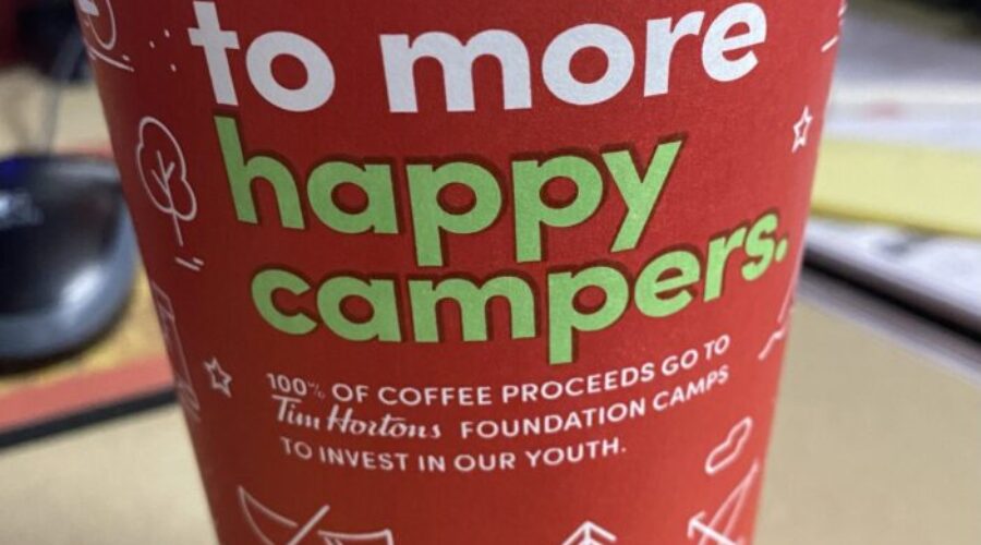 It’s Camp Day At Tim Hortons!