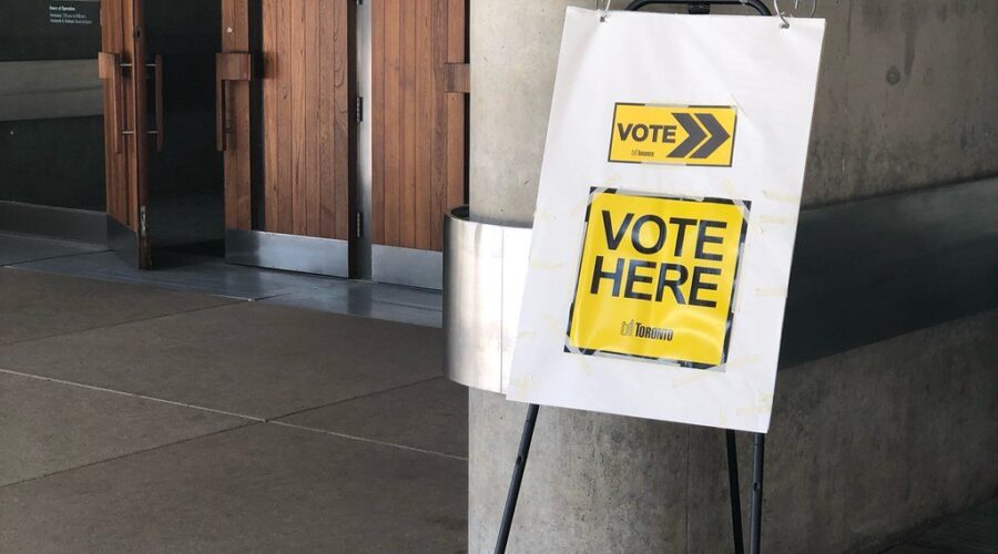 Vote counting will begin at 6:30 p.m.