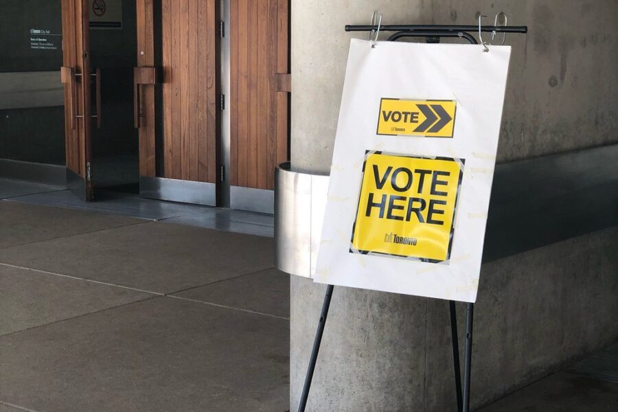 Vote counting will begin at 6:30 p.m.