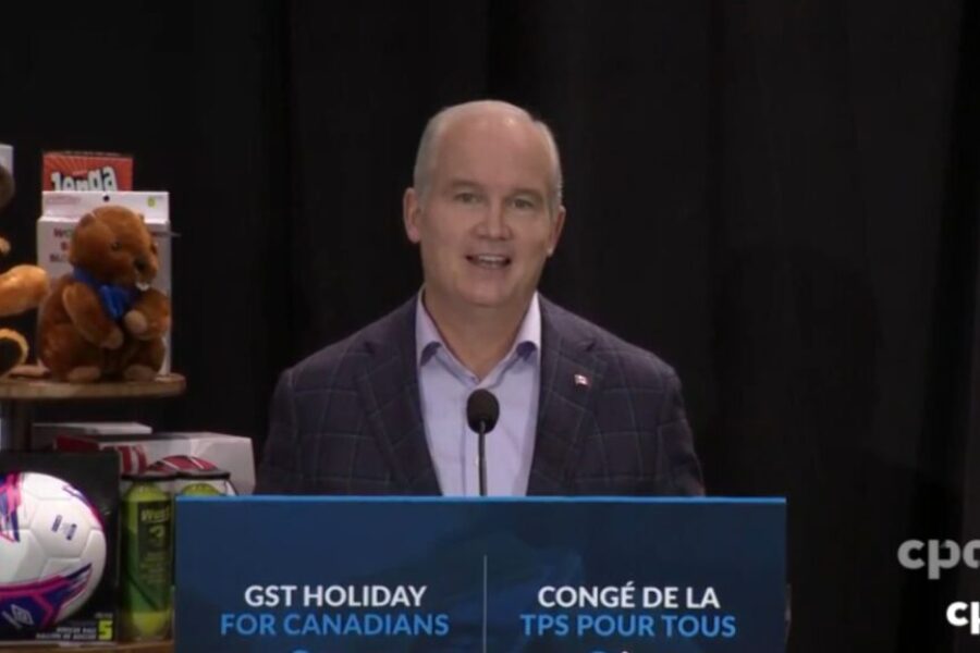 Conservatives Promise ‘GST Holiday’ If Elected