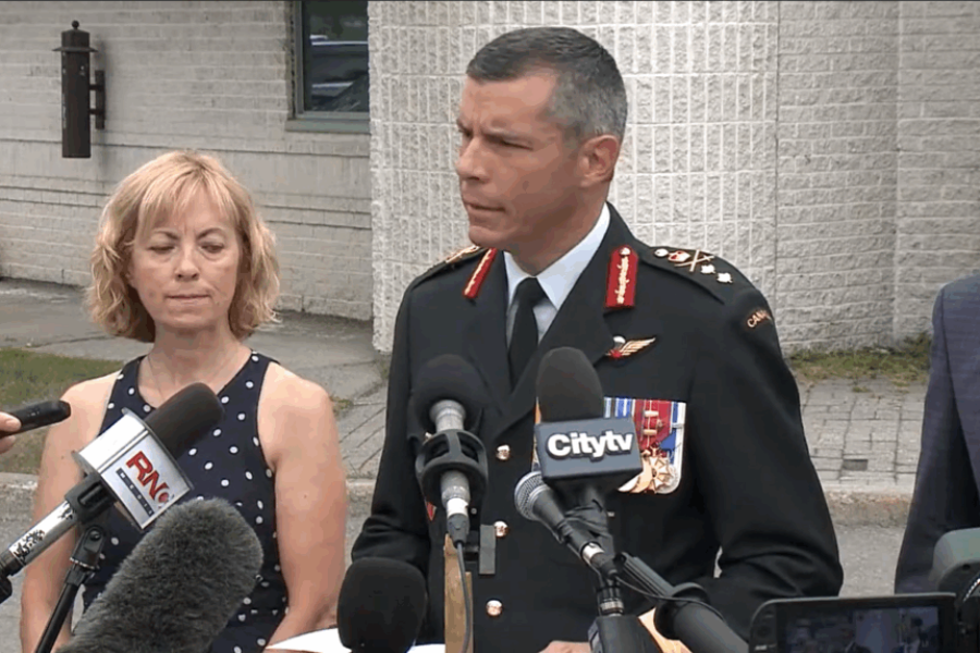 Maj.-Gen. Dany Fortin Denies Sexual Assault Charge