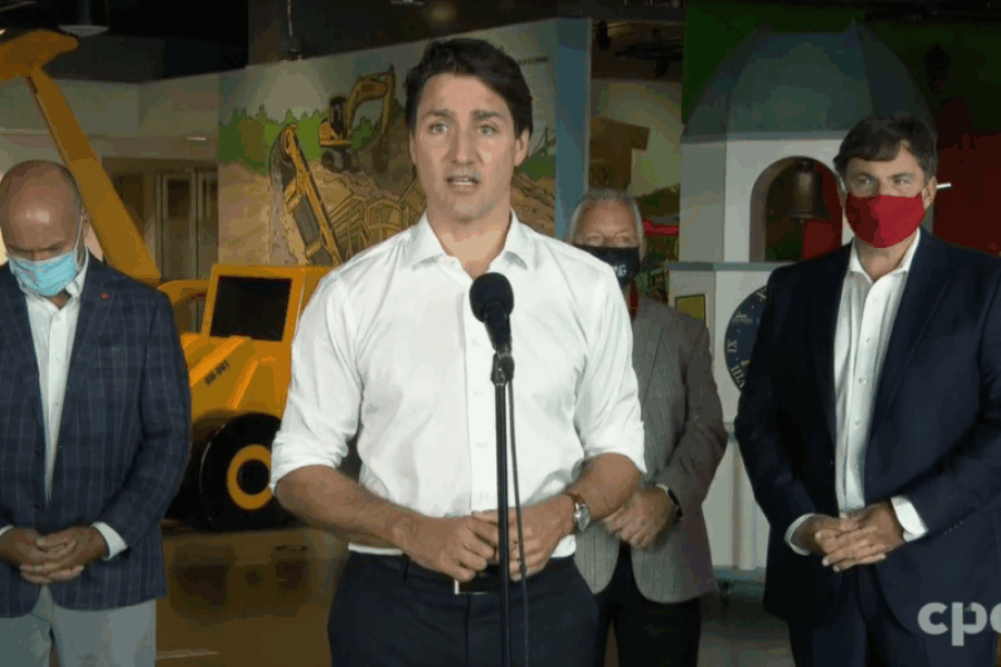 Trudeau highlights health care promises in final election push