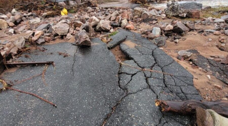 Over 250 mm of rain falls in parts of Victoria County