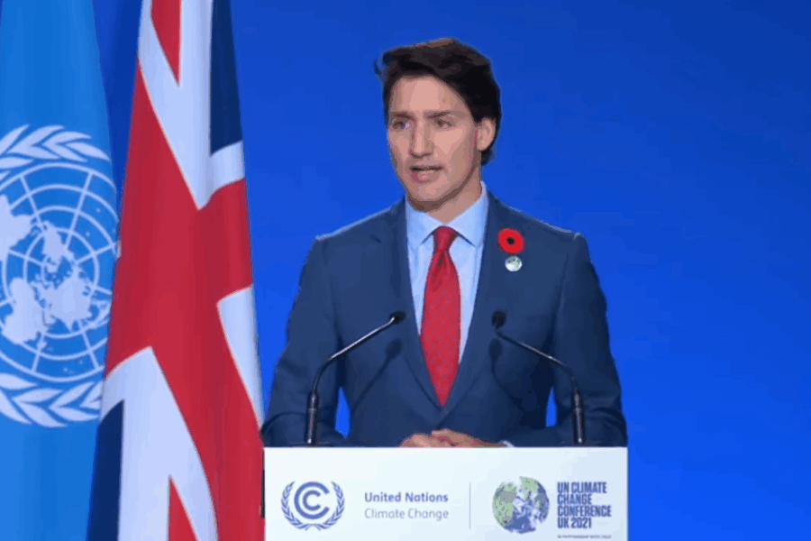 Trudeau pledges to cap Canada’s oil, gas emissions