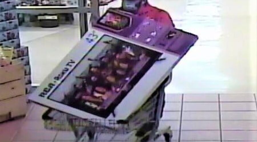 Police looking for man who stole television, printer ink