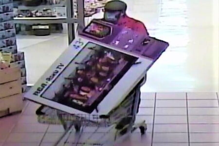 Police looking for man who stole television, printer ink