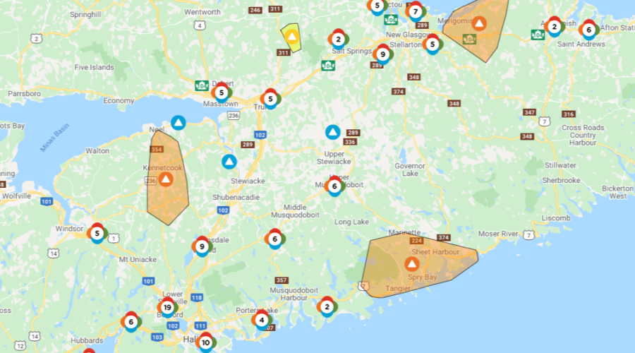NS Power Crews Continue Work To Restore Outages