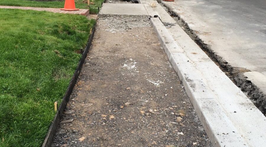 Port Hood sidewalk repair