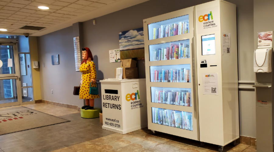 New library kiosk at Port Hawkesbury Civic Centre