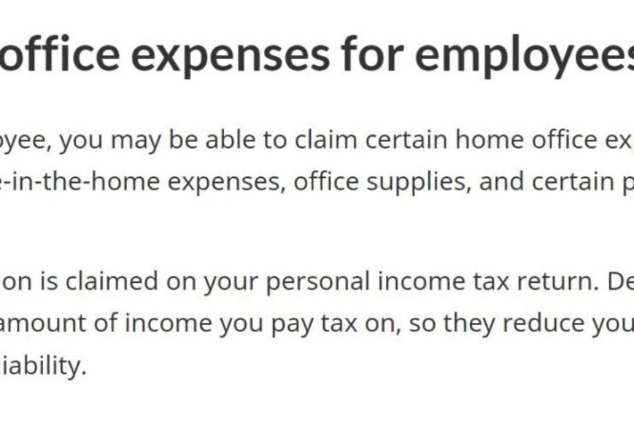 Did you work from home in the last year due to the pandemic? You can claim some expenses on your tax return!