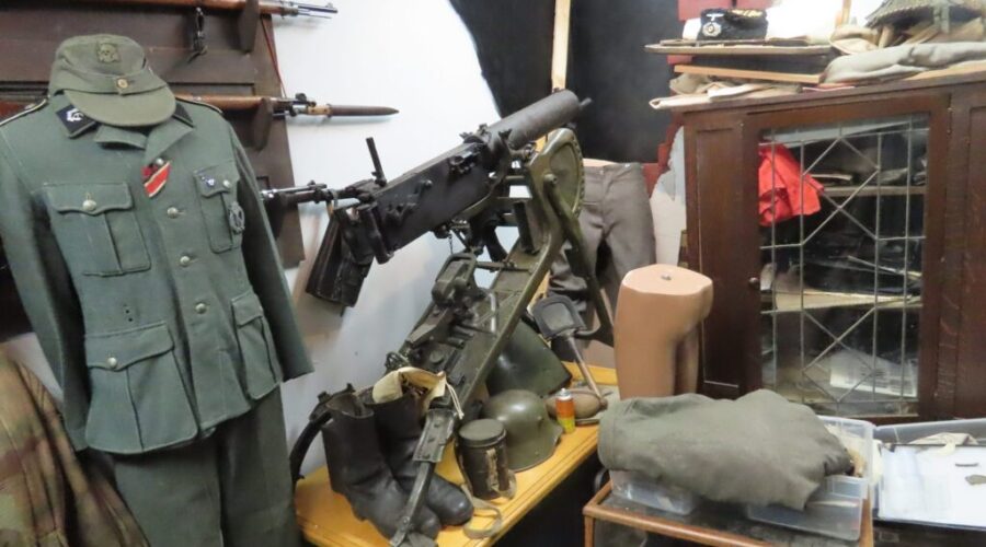 Police seize prohibited WWI and WWII items, machinegun, grenades