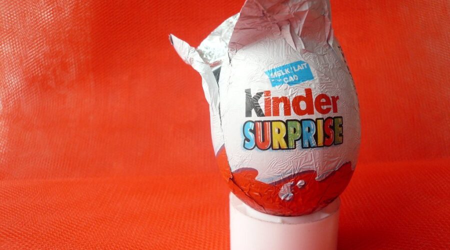 Kinder recall – the surprise is salmonella! (not as fun as a toy)
