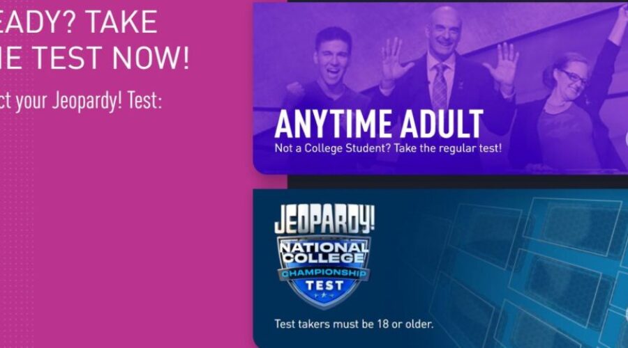 Could you pass the test to be a contestant on Jeopardy? Find out here!