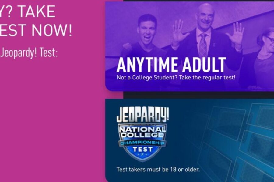 Could you pass the test to be a contestant on Jeopardy? Find out here!