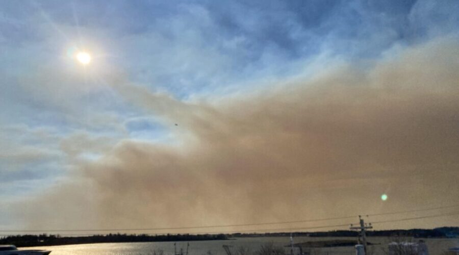 Yarmouth County Forest Fire Creating Smoky Skies, Air Quality Issues