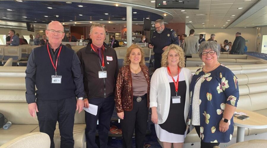 Phase I Upgrades to Yarmouth International Ferry Terminal Celebrated Aboard CAT