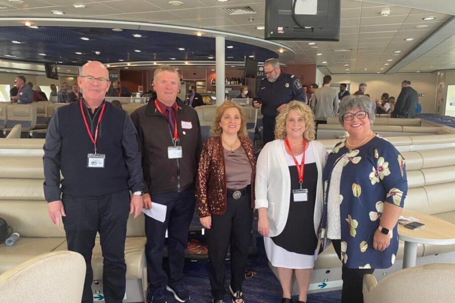 Phase I Upgrades to Yarmouth International Ferry Terminal Celebrated Aboard CAT