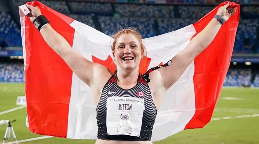 Sarah Mitton Sets Another Canadian Shotput Record