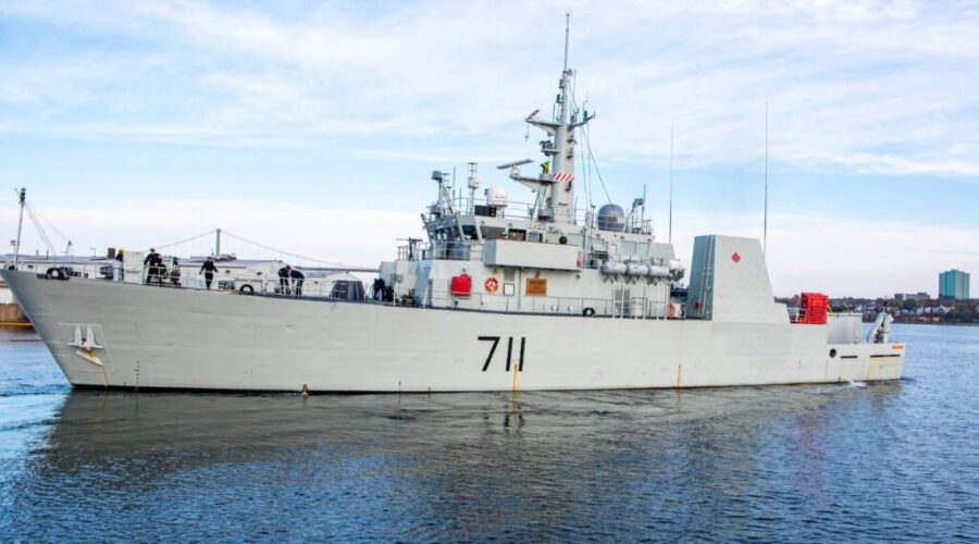 Canadian Ships Depart For Operation REASSURANCE