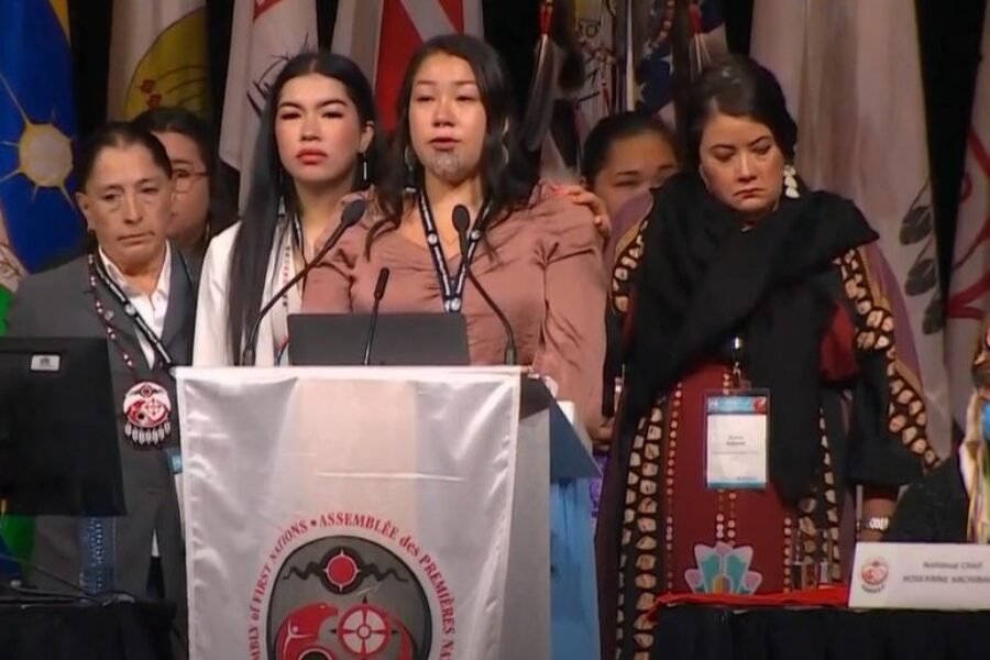 Youth Plea to Chiefs at AFN Assembly