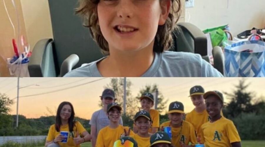 Baseball community unites to support 12-year old who suffered stroke.