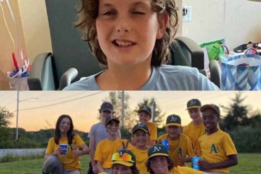 Baseball community unites to support 12-year old who suffered stroke.