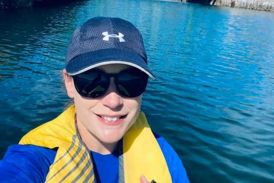The Canso Causeway Swing bridge in action from the water!