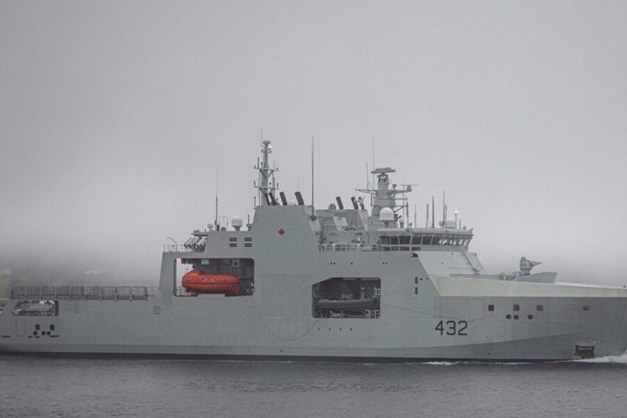 Canada welcomes new Arctic patrol ship HMCS Max Bernays
