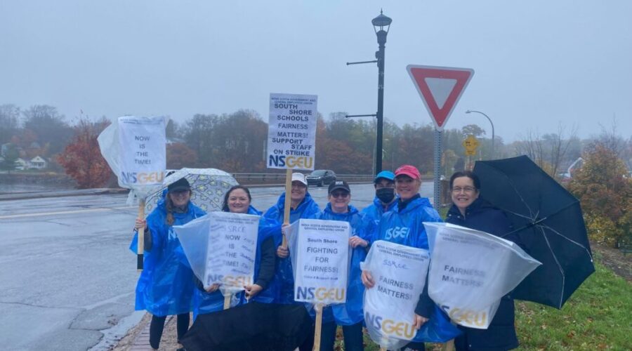 South Shore and Anapolis Valley School Support Staff on Strike