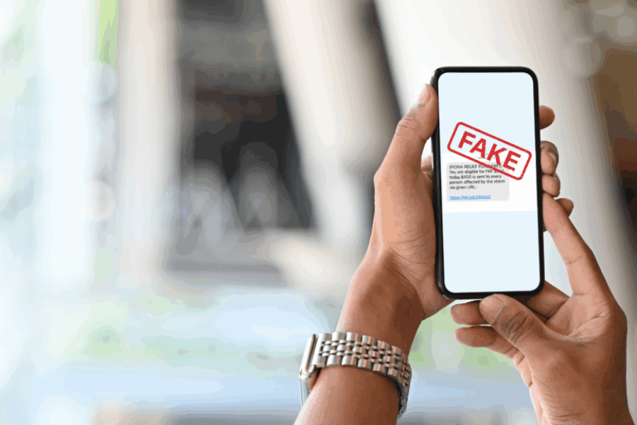 Mounties warn of Fiona relief texting scam