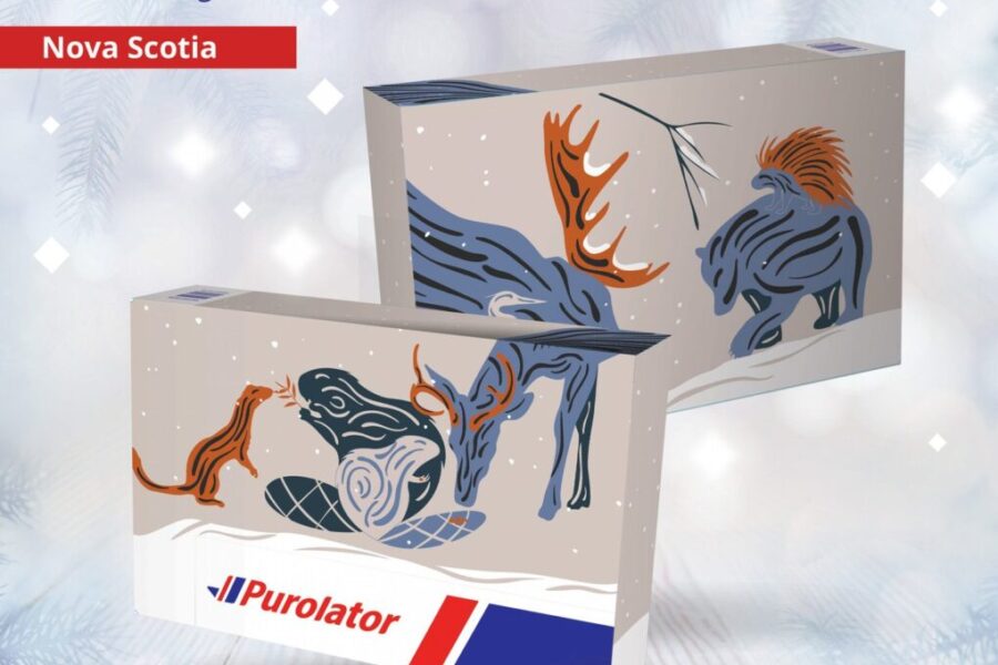 N.S. artist featured on Purolator holiday box