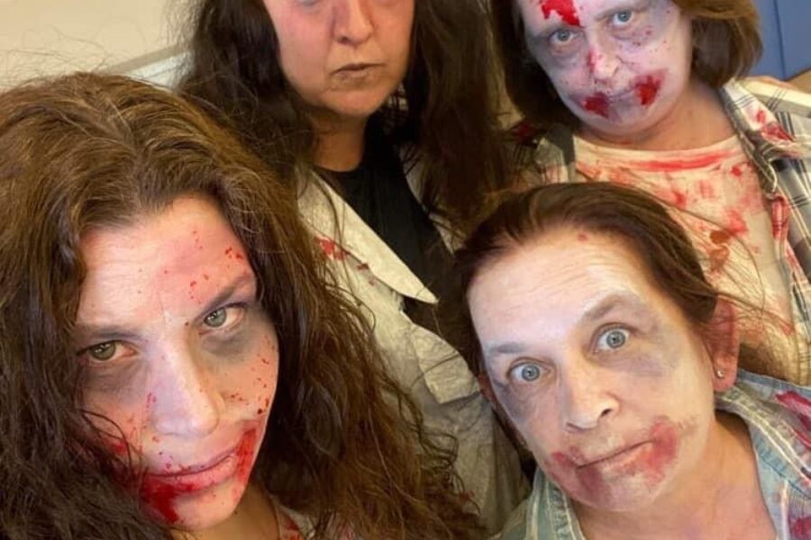 St Peters Residents Take Part in Zombie Walk for Wishes