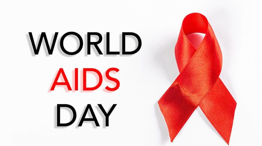 Red Ribbon flag at Province House to mark World AIDS Day