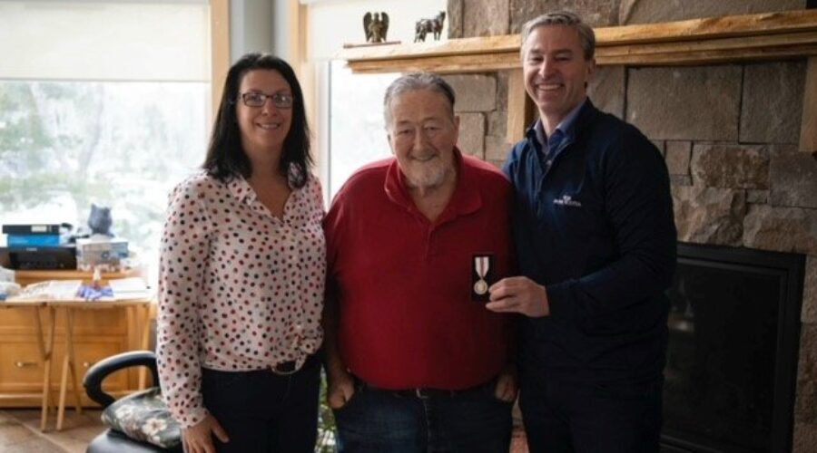 Brian MacLeod Receives Queen Elizabeth Platinum Jubilee Medal