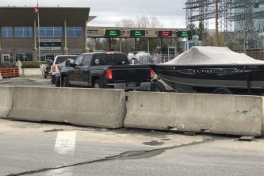 Trips across the border remain lower than 2019